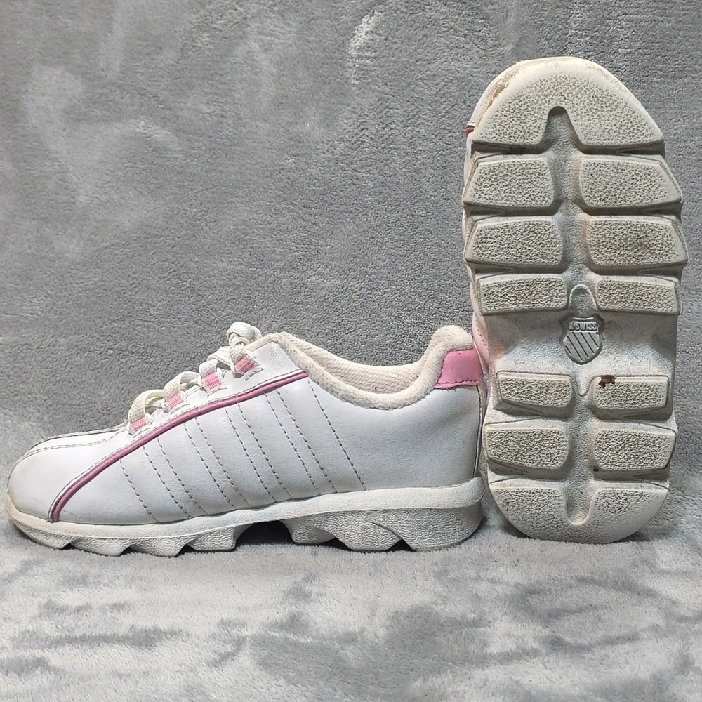 Kswiss White Pink Sneakers Infants US 8.5 - Picture 6 of 7